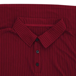 Lässiges elastisches Langarm-POLO-Shirt für Herren