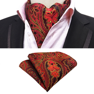 Men's Classic British Style Jacquard Neck Scarf