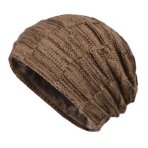 Men's Velvet Thickened Wool Knitted Hat