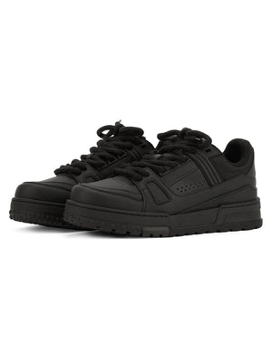 Schwarze Warrior Street Rap-Sneaker