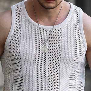 Men's Classic Summer Casual Fashion Knitted Slim Tank Top