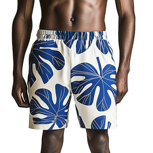 Men's Fresh Leaf Print Shorts