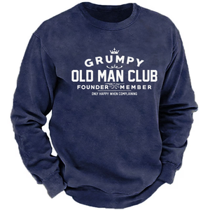 Grumpy Old Man Club BAUMWOLLE Sweatshirt-Personalisiert