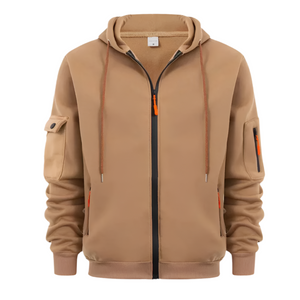 REISSVERSCHLUSS-ARMTASCHE CARDIGAN HERREN SPORT- UND FREIZEITJACKE