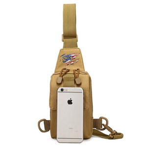 USA FLAG RADFAHREN EINZELNE SCHULTERTASCHE