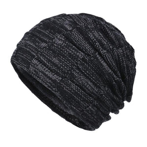 Men's Velvet Thickened Wool Knitted Hat
