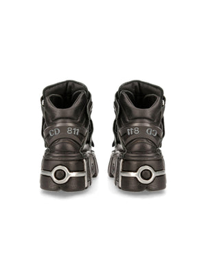 Ankle-Plateau-Stiefel im Punk-Stil