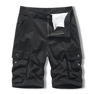 Herren Sommer All-Match Casual Pants Cropped Pants Multi-Pocket Cargo Shorts