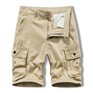 Herren Sommer All-Match Casual Pants Cropped Pants Multi-Pocket Cargo Shorts