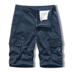 Herren Sommer All-Match Casual Pants Cropped Pants Multi-Pocket Cargo Shorts