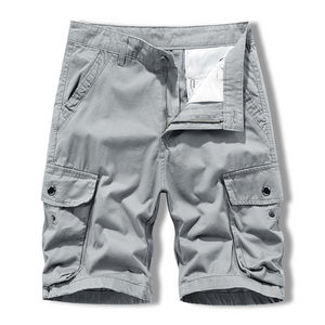 Herren Sommer All-Match Casual Pants Cropped Pants Multi-Pocket Cargo Shorts