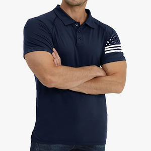 USA FLAG USA FLAG POLOSHIRT MIT RAGLAN-GRAFIK