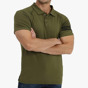 USA FLAG USA FLAG POLOSHIRT MIT RAGLAN-GRAFIK