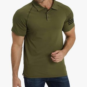 USA FLAG USA FLAG POLOSHIRT MIT RAGLAN-GRAFIK