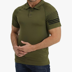 USA FLAG USA FLAG POLOSHIRT MIT RAGLAN-GRAFIK