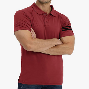 USA FLAG USA FLAG POLOSHIRT MIT RAGLAN-GRAFIK