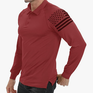 ESSENTIAL 1/4-KNOPF-RAGLAN-LANGARM-POLOSHIRT