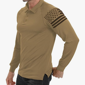ESSENTIAL 1/4-KNOPF-RAGLAN-LANGARM-POLOSHIRT