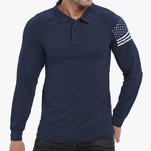 ESSENTIAL 1/4-KNOPF-RAGLAN-LANGARM-POLOSHIRT