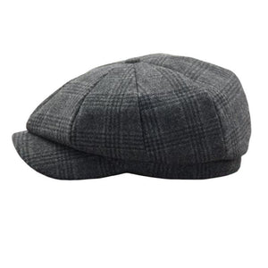 Men's Classic Check Octagonal Hat