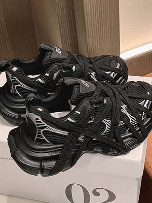 High Street Lässige Schnür-Sneaker