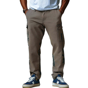 Herren Frühlingsmode Retro Bedruckte Freizeithose