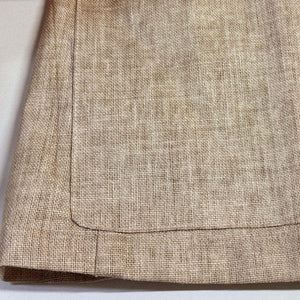 Men's Casual Linen Embroidered Stand Collar Single Breasted Slim Fit Jacket