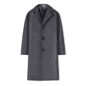 Men's British Style Slim Long Trench Coat