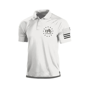 1776 RAGLAN-GRAFIKPOLOSHIRT