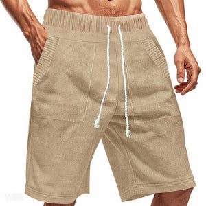 Men's Contrast Paneled Elasticated Shorts