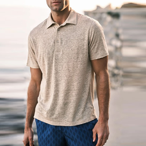 Lässiges, bequemes Poloshirt aus Baumwolle mit Revers für Herren, locker und kurzärmlig