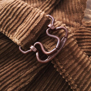 1920er 12oz Cord Farmer Arbeitshose Herren Hosenträgerhose Vintage Overalls 20er