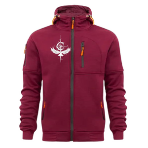 STIL SWEATSHIRT MIT MEHREREN REISSVERSCHLÜSSEN UND TASCHEN HERREN SPORT KAPUZE