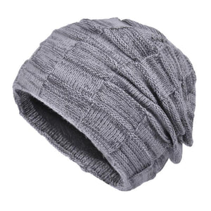 Men's Velvet Thickened Wool Knitted Hat