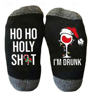 Herren 3er-Pack Multipacks Socken Crew-Socken Weihnachtssocken Regenbogenfarben Weihnachtsmuster Sport & Outdoor Alltag Urlaub Grundlegend Mittel Frühling Herbst Modisch Freizeit