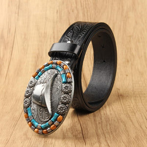 Klassischer Vintage-Gürtel im Western-Cowboy-Stil für Herren