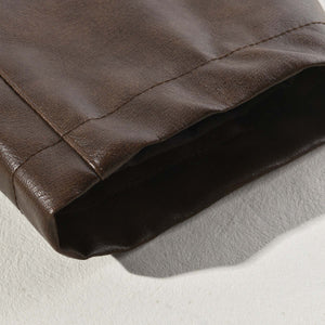 Men's Vintage Zipper Leather Jacket