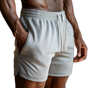 Men's Casual Sports Cotton Drawstring Shorts