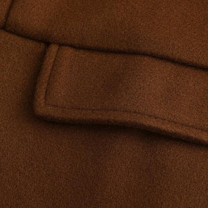 Men's Winter Fur Collar Mid-length Coat