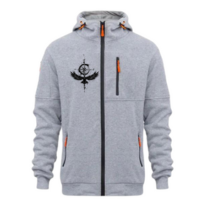 STIL SWEATSHIRT MIT MEHREREN REISSVERSCHLÜSSEN UND TASCHEN HERREN SPORT KAPUZE