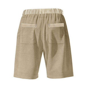 Men's Contrast Paneled Elasticated Shorts