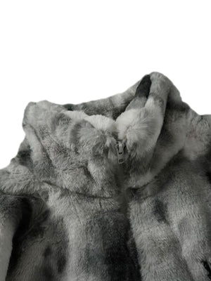 Strapazierfähige Batik-Urbanjacke aus Lammwollimitat