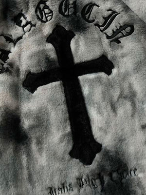 Strapazierfähige Batik-Urbanjacke aus Lammwollimitat