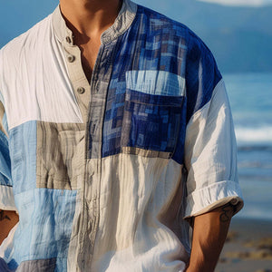 Men's Personalized Printed Fashion Long Sleeve Shirt