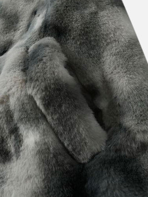 Strapazierfähige Batik-Urbanjacke aus Lammwollimitat