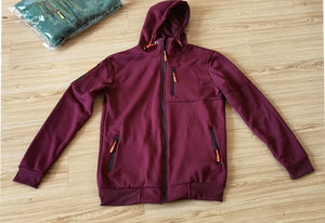 STIL SWEATSHIRT MIT MEHREREN REISSVERSCHLÜSSEN UND TASCHEN HERREN SPORT KAPUZE