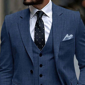 Men's Cotton And Linen Casual Business Blazers