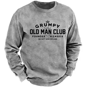 Grumpy Old Man Club BAUMWOLLE Sweatshirt-Personalisiert