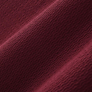 Herren-T-Shirt mit halbem Rollkragen, einfarbig, eng gestrickt, kurzärmelig