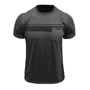 Men's Casual Printed Round Neck Short Sleeve T-Shirt